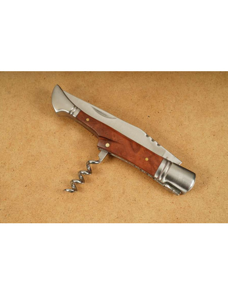 Klappmesser Laguiole Herbertz 231112 Quittenholzgriff 12cm + Korkenzieher