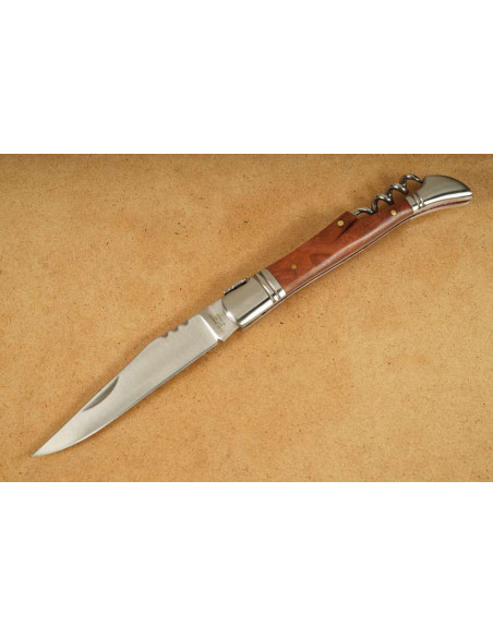 Herbertz 231112 Laguiole foldekniv med 12 cm kvedetrehåndtak + korketrekker
