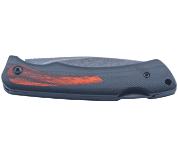 Herbertz 599010 taittoveitsi clip point terä pakkawood/G10 kahva yö sininen 10cm 2