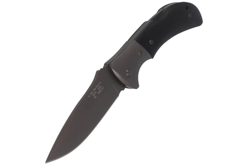 Herbertz fällkniv 588112 G10 handtag titan bolster 11,5cm