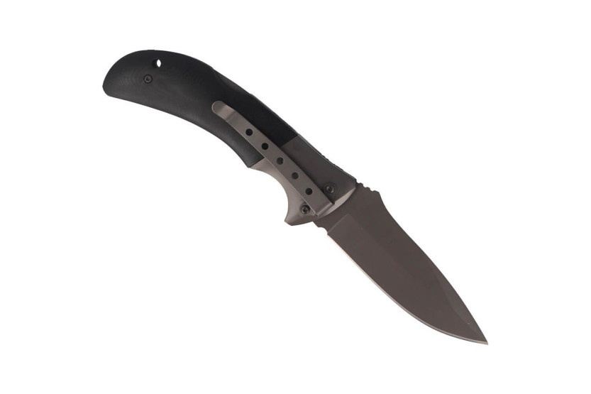 Herbertz fällkniv 588112 G10 handtag titan bolster 11,5cm
