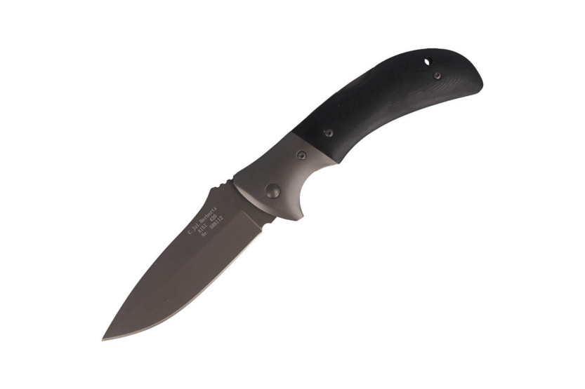 Herbertz foldekniv 588112 G10 håndtag titanium bolster 11,5cm
