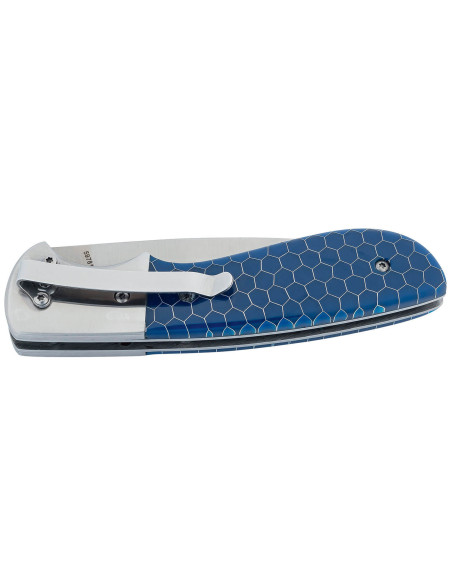 Herbertz 597812 taittoveitsi teräskahva / sininen synteettinen hartsi 11.5cm