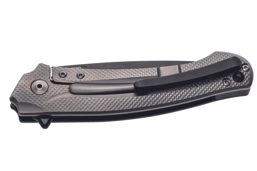 MKM Arvenis By FOX Knives MK.FX01MCT foldekniv 12 cm kulfiber/titanium håndtag + skede