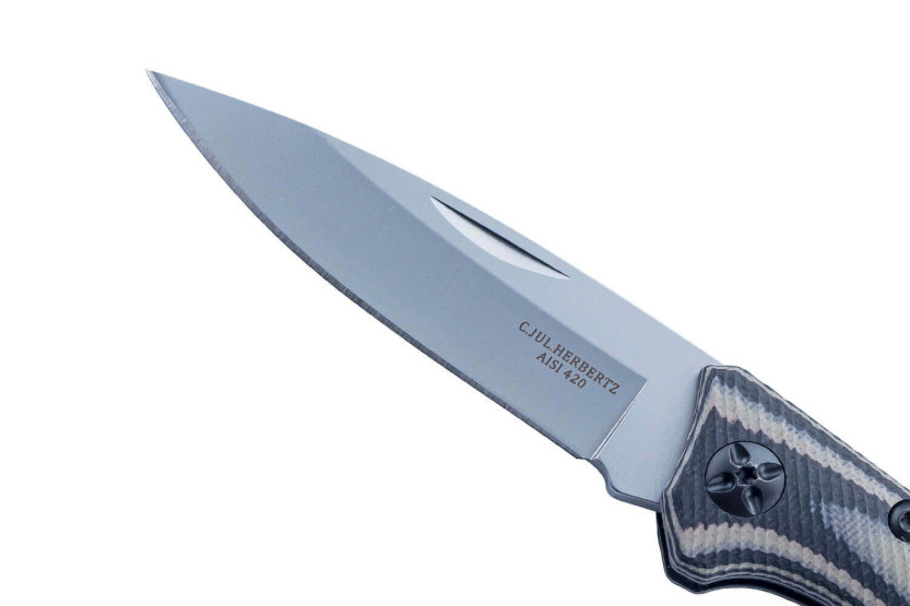 Herbertz Klappmesser 598811 robuster Griff aus G10-Plättchen 10,5cm