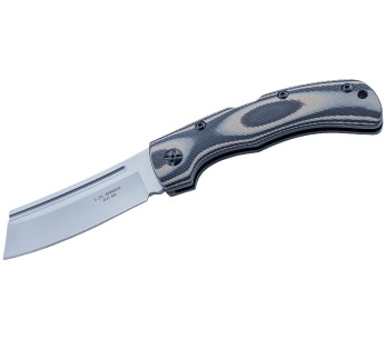 Herbertz 598612 vouwmes met scheermes en tweekleurig G10 handvat 11,5cm