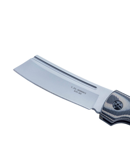 Herbertz 598612 fällkniv med klyvblad och tvåfärgat G10-handtag 11,5cm