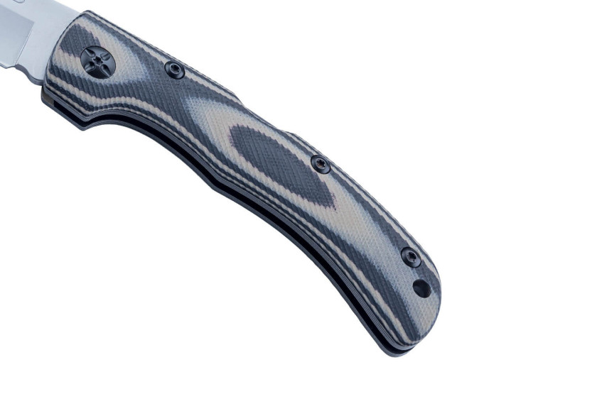 Herbertz 598612 foldekniv med kløverblad og tofarvet G10-håndtag 11,5 cm