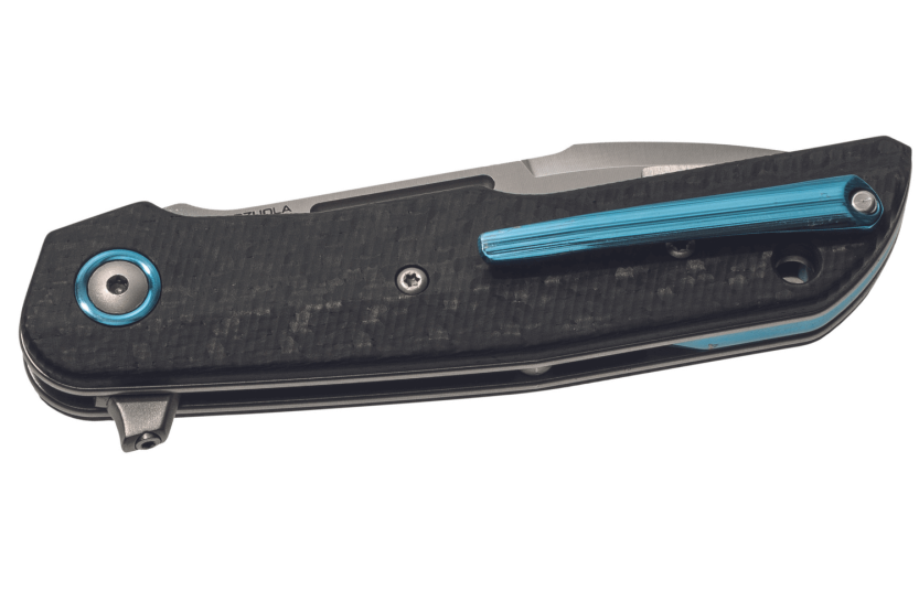 MKM Clap By LionSteel MK.LS01C folding knife 11cm carbon fiber handle