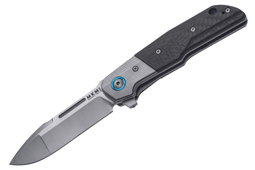MKM Clap By LionSteel MK.LS01CT foldekniv 11cm kulfiber/titanium håndtag + skede