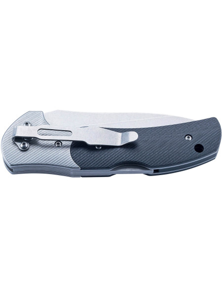 Navaja Herbertz 598312 11.5cm Mango texturizado G10 con virola de acero inoxidable