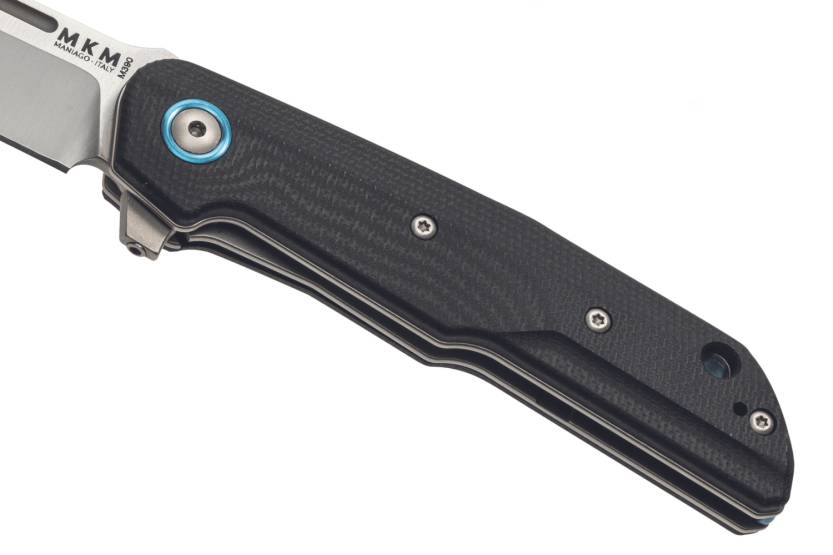 MKM Clap By LionSteel MK.LS01GBK folding knife 11cm black G10 handle + sheath