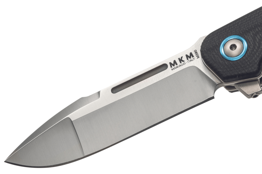 MKM Clap By LionSteel MK.LS01GBK folding knife 11cm black G10 handle + sheath