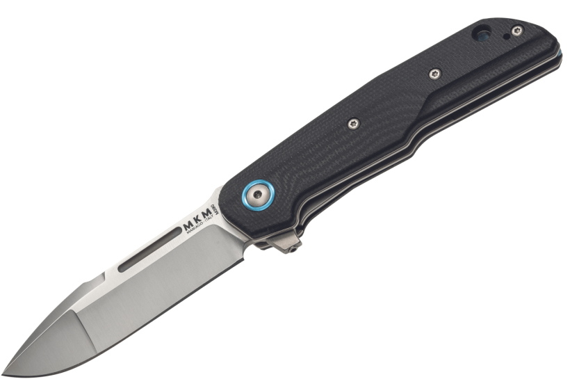 MKM Clap By LionSteel MK.LS01GBK folding knife 11cm black G10 handle + sheath