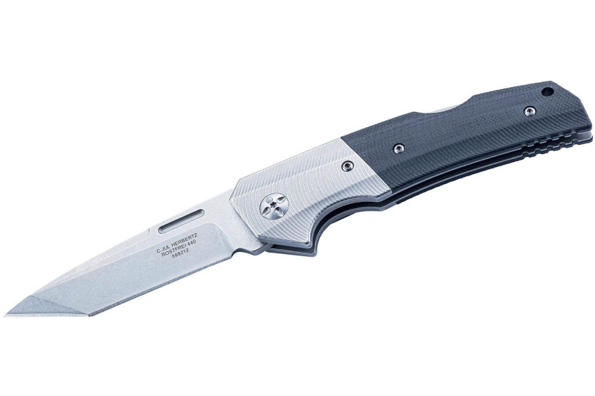 Herbertz folding knife 598212 tanto blade G10 non-slip handle 11.7cm