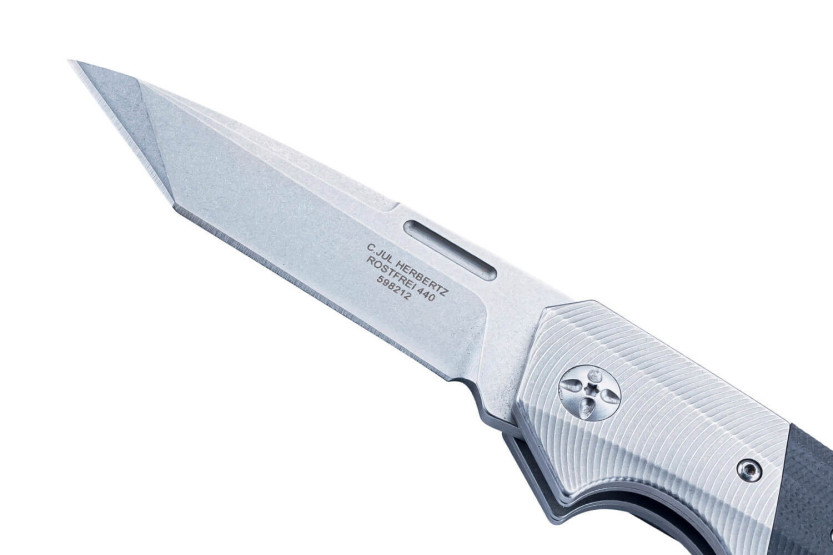 Herbertz folding knife 598212 tanto blade G10 non-slip handle 11.7cm