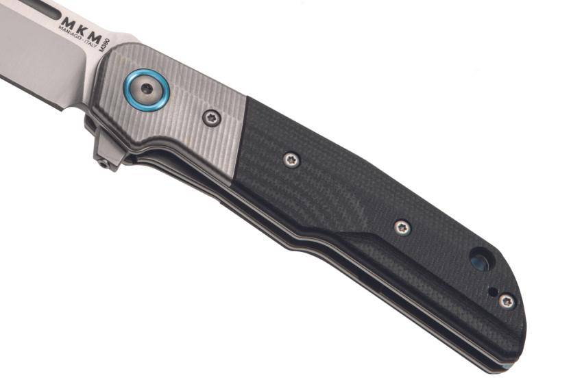 MKM Clap By LionSteel MK.LS01GTBK fällkniv svart/titan G10-handtag 11cm + slida