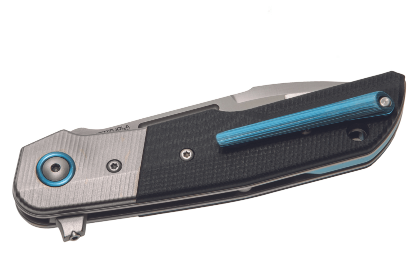 MKM Clap By LionSteel MK.LS01GTBK fällkniv 11cm svart/titan G10-handtag + slida