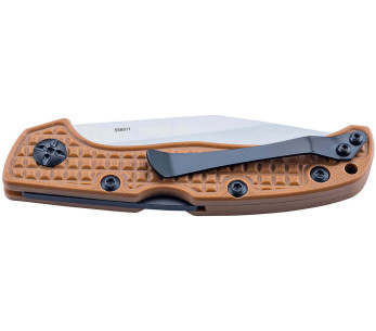 Navaja Herbertz 598911 G10 marrón mango antideslizante 10.7cm 2