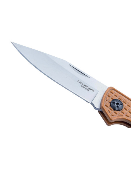 Herbertz foldekniv 598911 G10 brunt skridsikkert håndtag 10,7 cm