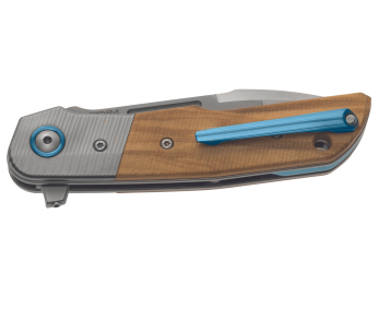 MKM Clap By LionSteel MK.LS01OT fällkniv 11cm Olive/Titanium handtag + slida 2
