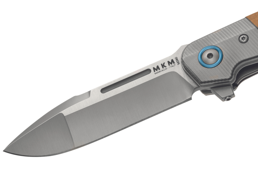 MKM Clap By LionSteel MK.LS01OT foldekniv 11cm Oliven/Titanium håndtag + skede