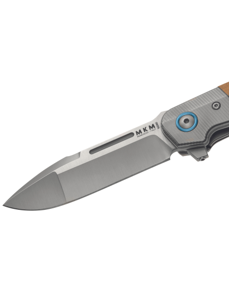 MKM Clap By LionSteel MK.LS01OT taittoveitsi 11cm Olive/Titaani kahva + tuppi