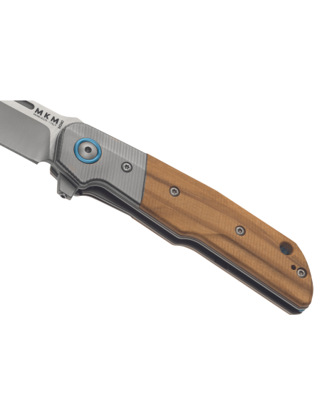 MKM Clap By LionSteel MK.LS01OT foldekniv 11cm Oliven/Titanium håndtag + skede