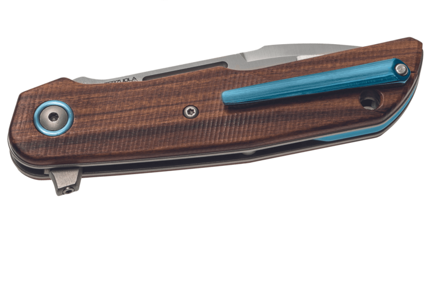MKM Clap By LionSteel MK.LS01S folding knife 11cm Sandalwood handle + sheath