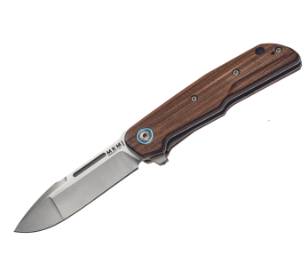 MKM Clap By LionSteel MK.LS01S fällkniv 11cm Sandelträhandtag + slida