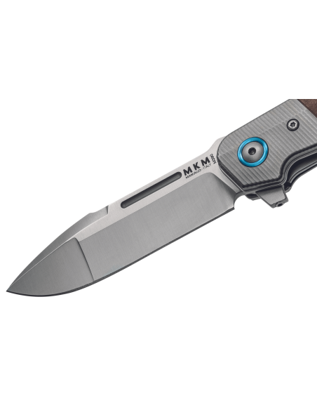 MKM Clap By LionSteel MK.LS01ST foldekniv Sandeltræhåndtag + 11 cm titaniumbolster + skede