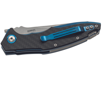 Navalha dobrável MKM Raut By Viper MK.VP01CF Cabo em titânio de 12 cm com flipper frontal + bainha 2