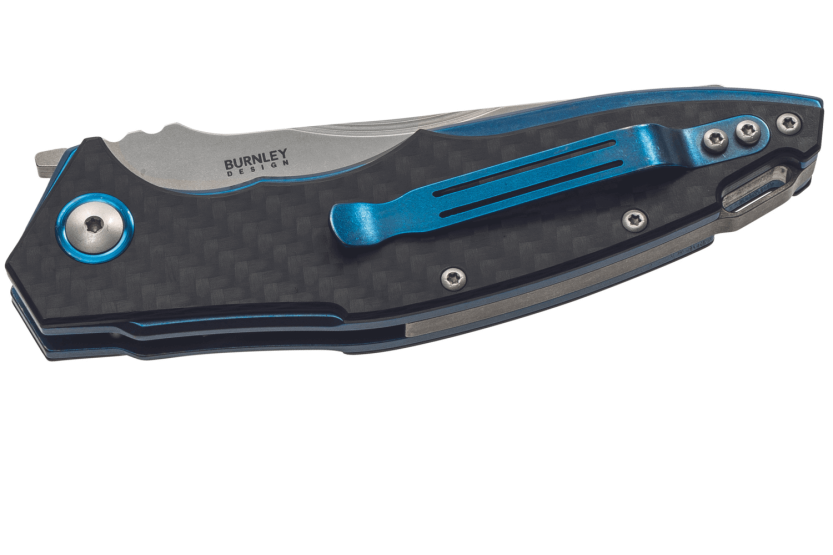 MKM Raut By Viper MK.VP01CF foldekniv 12cm titanium håndtag front flipper + skede