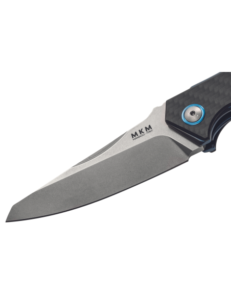 MKM Raut By Viper MK.VP01CF folding knife 12cm titanium handle front flipper + sheath