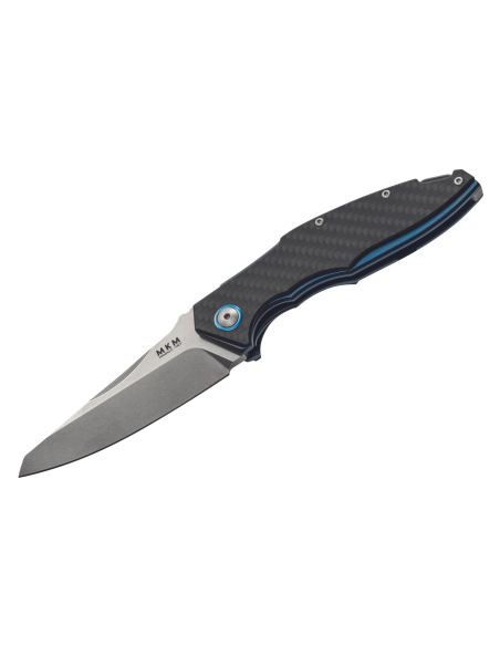 MKM Raut By Viper MK.VP01CF folding knife 12cm titanium handle front flipper + sheath