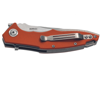MKM Raut By Viper MK.VP01GBOR fällkniv Titan och G10 orange handtag 12cm + slida 2