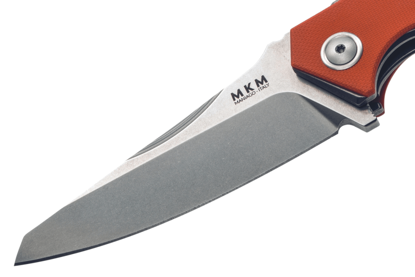 MKM Raut By Viper MK.VP01GBOR navaja plegable con mango de titanio y G10 naranja 12cm + funda