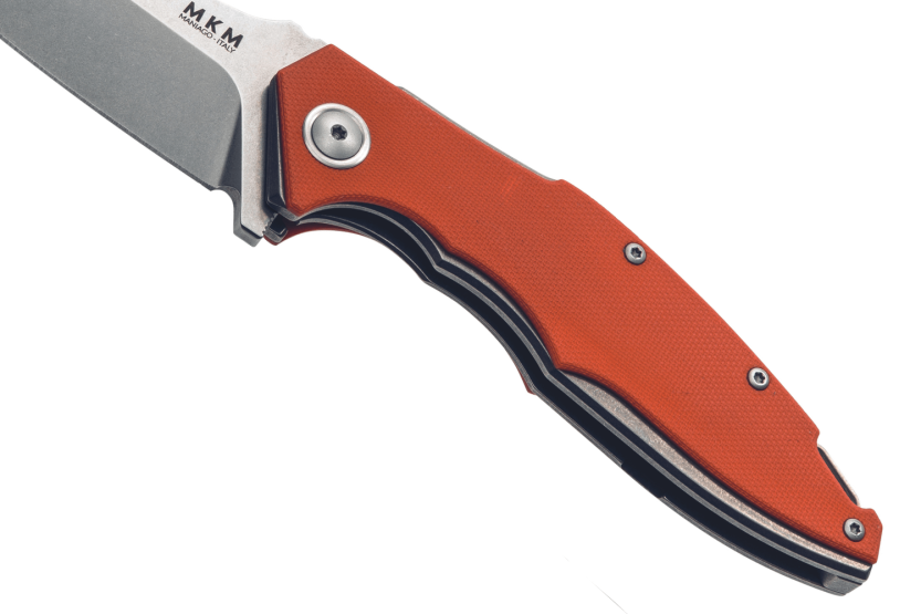 MKM Raut By Viper MK.VP01GBOR navaja plegable con mango de titanio y G10 naranja 12cm + funda