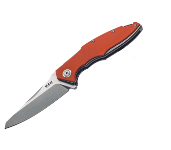 MKM Raut By Viper MK.VP01GBOR taittoveitsi Titanium ja G10 oranssi kahva 12cm + tuppi