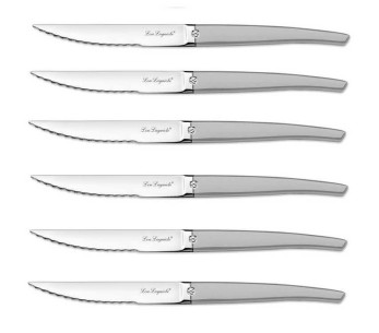 Estuche 6 cuchillos serrados LOU LAGUIOLE Jet Sablé gris 2