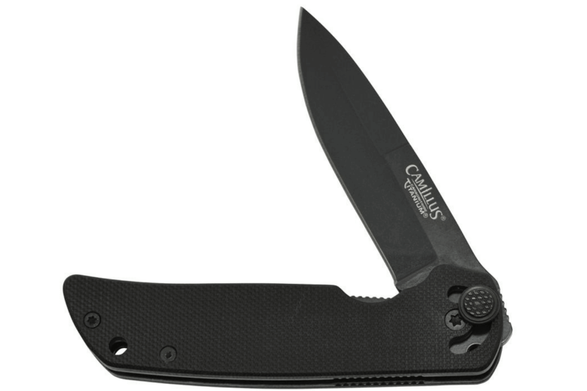 Camillus Mini Cuda foldekniv 9,5 cm sort G10-håndtag