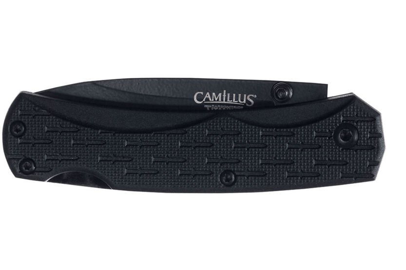 Camillus CamLite coltello pieghevole con manico in nylon nero e fibra di vetro 10 cm