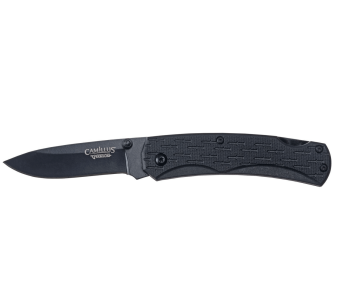 Camillus CamLite folding knife with black nylon and fiberglass handle 10cm