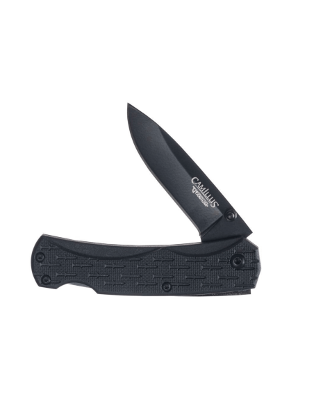 Navaja Camillus CamLite con mango de nylon negro y fibra de vidrio 10cm