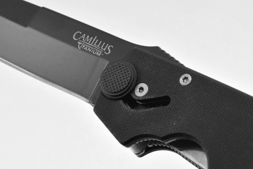 Camillus Cuda foldekniv 13 cm, sort G10-håndtag
