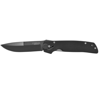 Coltello pieghevole Camillus Cuda con manico in G10 nero 13 cm