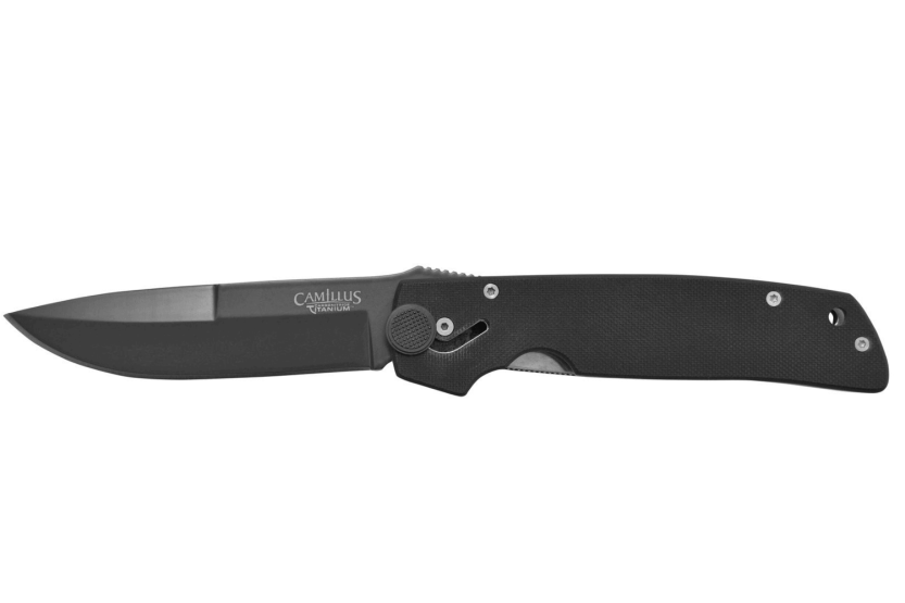 Camillus Cuda foldekniv 13 cm, sort G10-håndtag