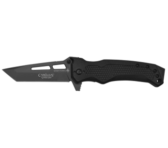 Navaja Camillus GB-8B con hoja Tanto y mango de nylon reforzado con fibra de vidrio negro 12cm
