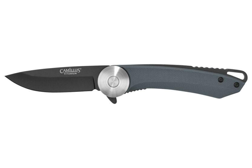 Camillus Cirque folding knife 10.8cm blue G10 handle
