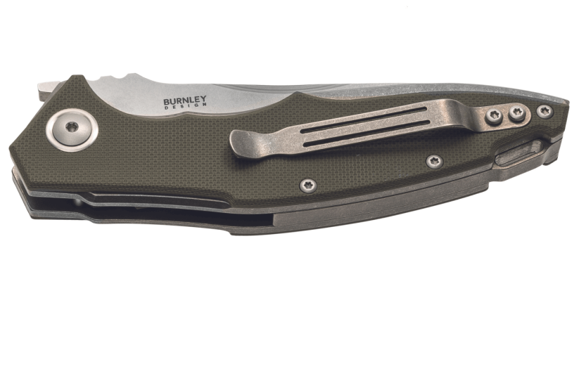 MKM Raut By Viper MK.VP01GFGR foldekniv grønn titan/G10-håndtak 12 cm flipper foran + slire